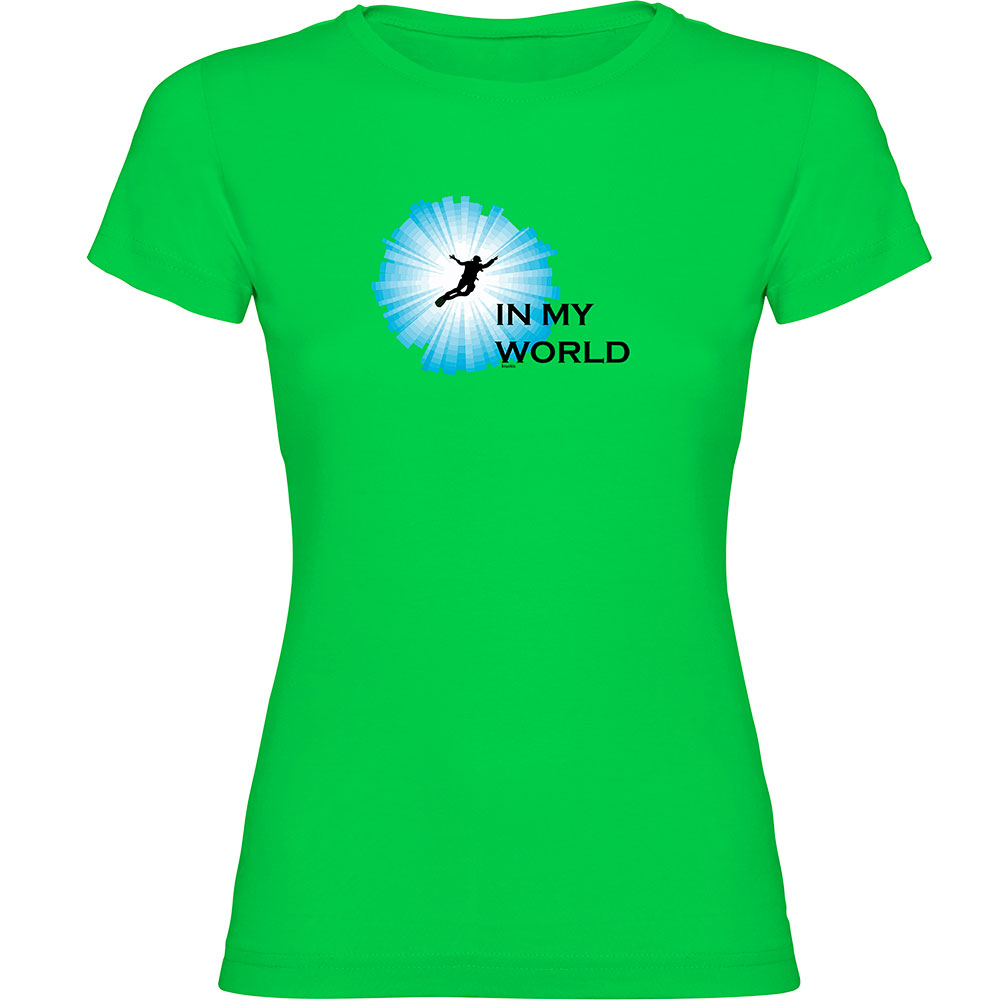 Bild von Kruskis In My World Woman Short Sleeve T-shirt Grün 2XL Mann