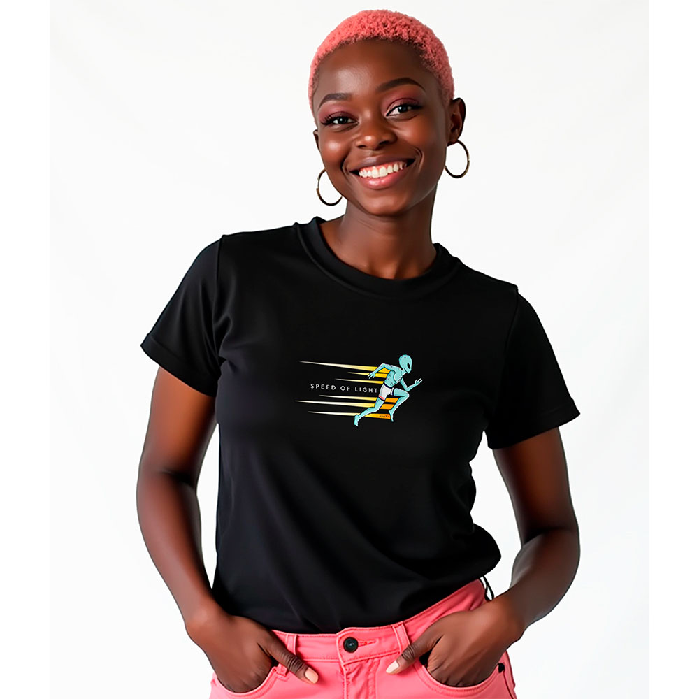 Bild von Kruskis Speed Of Light Short Sleeve T-shirt Schwarz 2XL Frau