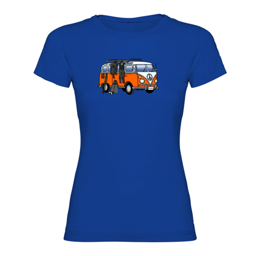 Bild von Kruskis Hippie Van Spearfish Damen T-Shirt Mit Kurzen Ärmeln