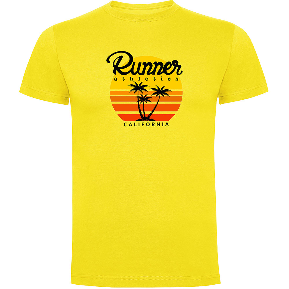 Bild von Kruskis Runner Athletics Short Sleeve T-shirt Gelb L Mann