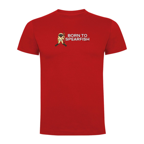 Bild von Kruskis Born To Spearfishing Kurzarm-T-Shirt