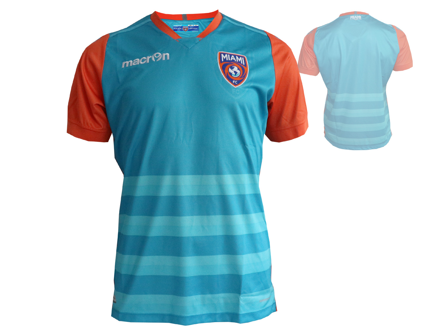 Bild von Macron Miami FC Authentic Home Fußball Jersey
