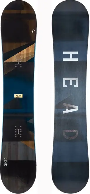 Bild von HEAD RUSH BLACK WIDE Snowboard 2024 - 159W