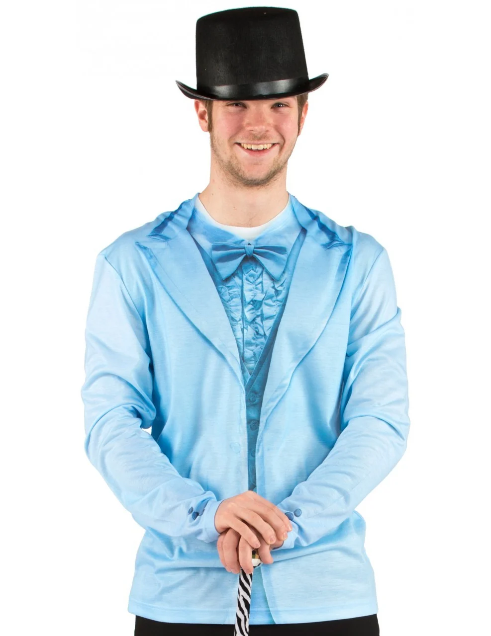 Bild von T-Shirt Anzugjacke für Herren blau