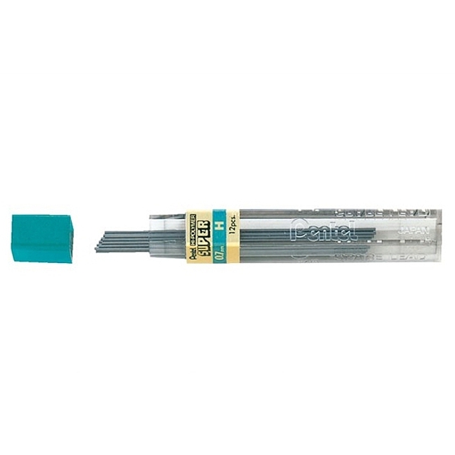 Bild von 12 x Pentel Feinminen Hi-Polymer 0,7mm H VE=12 Stück