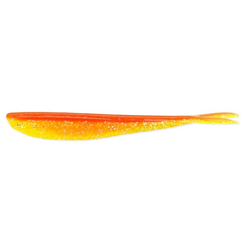 Bild von LUNKER CITY 4 Fin-S Fish 10cm 4,5g Atomic Chicken 8Stk."
