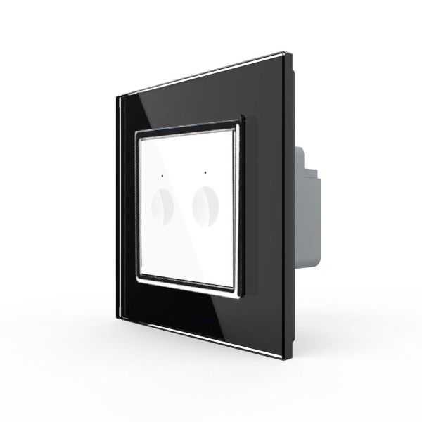 Bild von Rollladenschalter Notch Schwarz VL-FC2NW-2WPS21-11/12 LIVOLO
