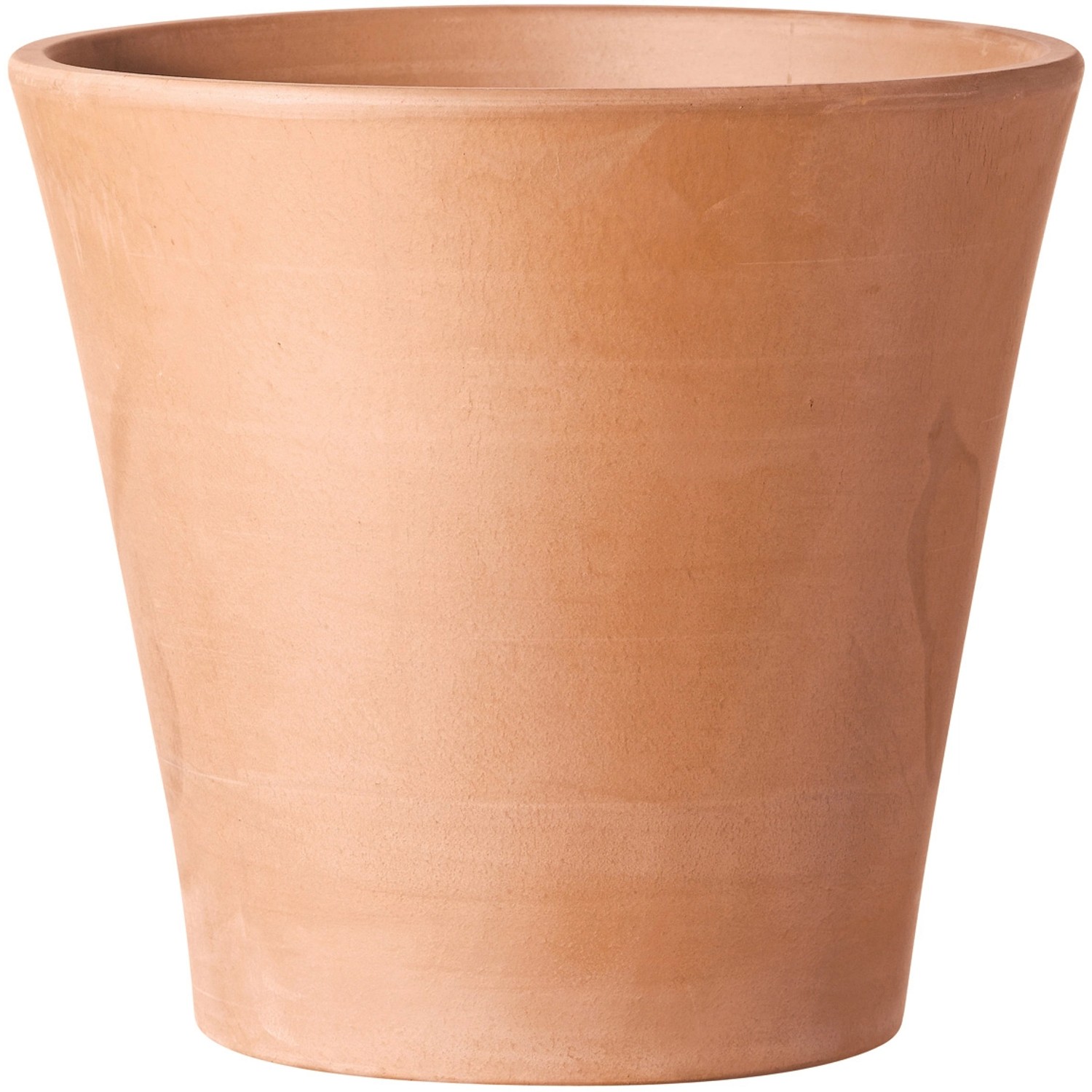 Bild von Deroma Pflanztopf Cono White Garden Terrakotta Weiss Ø 16 cm / Höhe 14,7 cm