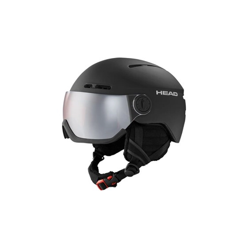 Bild von Head Knight, Skihelm mit Visier, schwarz