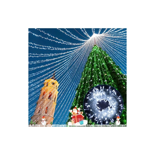 Bild von Clanmacy LED-Lichterkette Eisregen Wasserfall Deko im Test