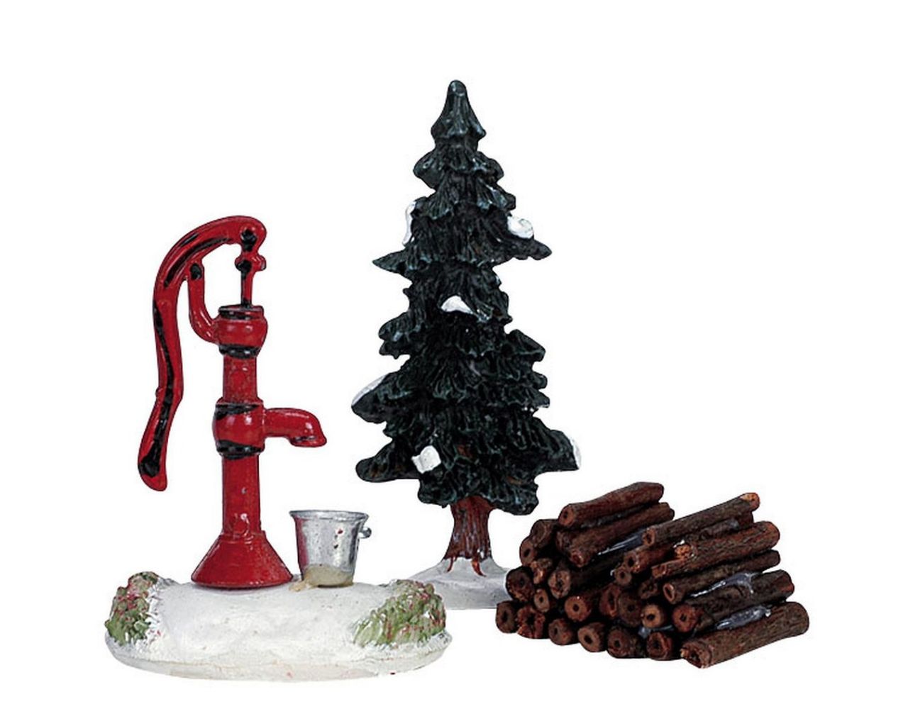 Bild von LEMAX - Water Pump And Firewood, Set/3