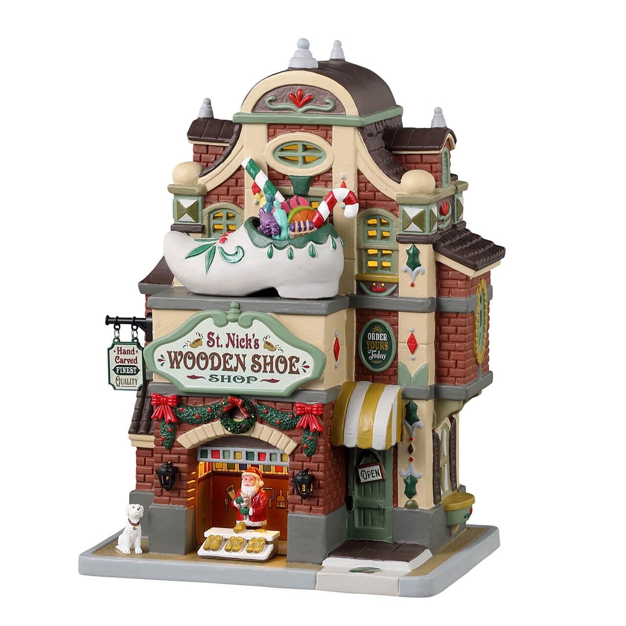 Bild von LEMAX - St. Nick`s Wooden Shoe Shop