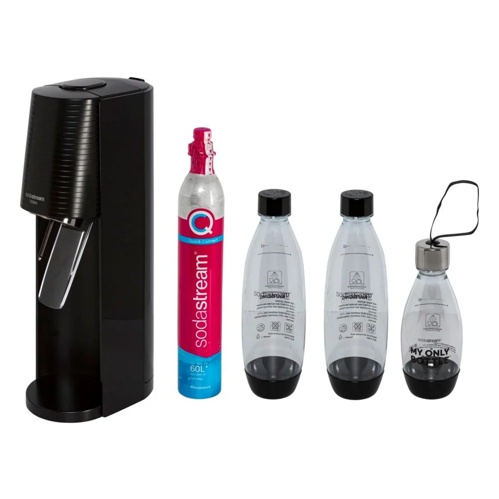 Bild von SodaStream Wassersprudler Terra Vorteilspack Wassersprudler schwarz
