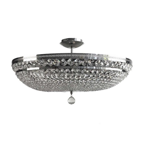 Bild von PGA-Lights Deckenleuchte PALACE Ø65cm Silber