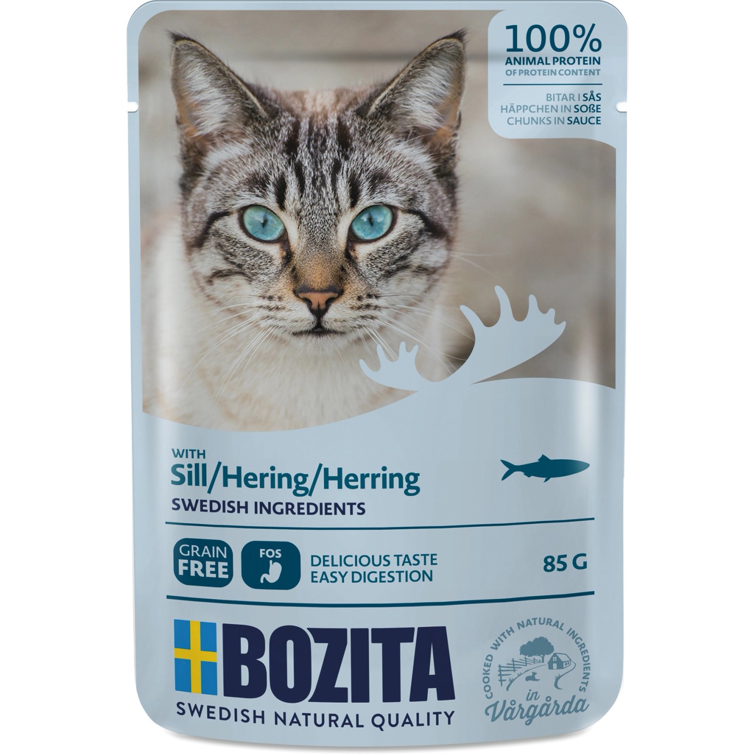 Bild von Bozita Katzen-Nassfutter Pouch HiS Hering für Katzen 85 g
