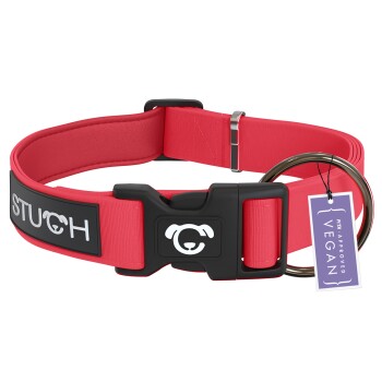 Bild von STUCH Hundehalsband gepolstert u. verstellbar rot M