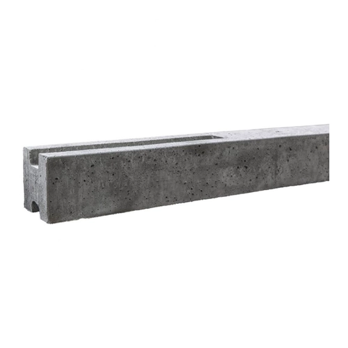 Bild von Beckers Betonzaun Standard Zwischenpfosten grau
