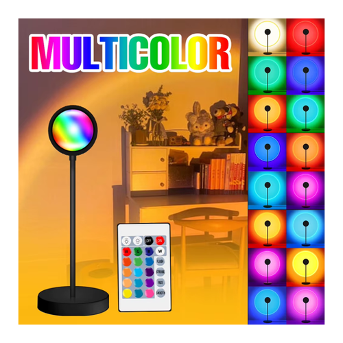 Bild von LED Projectors Night Light Sunset Lamp RGB LED Ring Light
