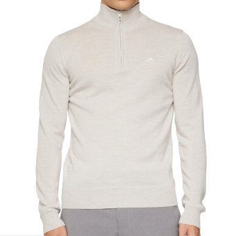 Bild von J.Lindeberg Golf Kian Pullover 1/4 Zip Herren hellbeige