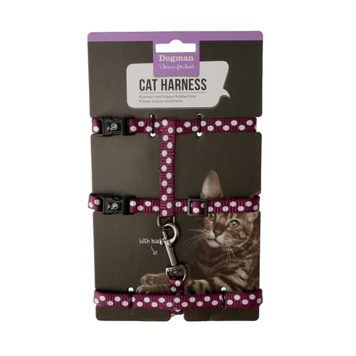 Bild von Dogman Harness-set Doris – Klassisches Geschirr für Katzen und Kaninchen