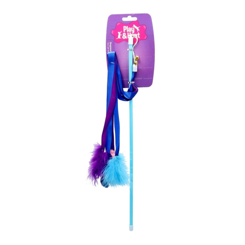 Bild von Dogman Cat Toy Teaser Ribbon Wand 47cm – Spielspaß für Ihre Katze