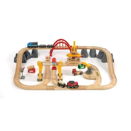 Bild von BRIO® Spielzeug-Eisenbahn BRIO World World Frachten Set Deluxe, Bahn