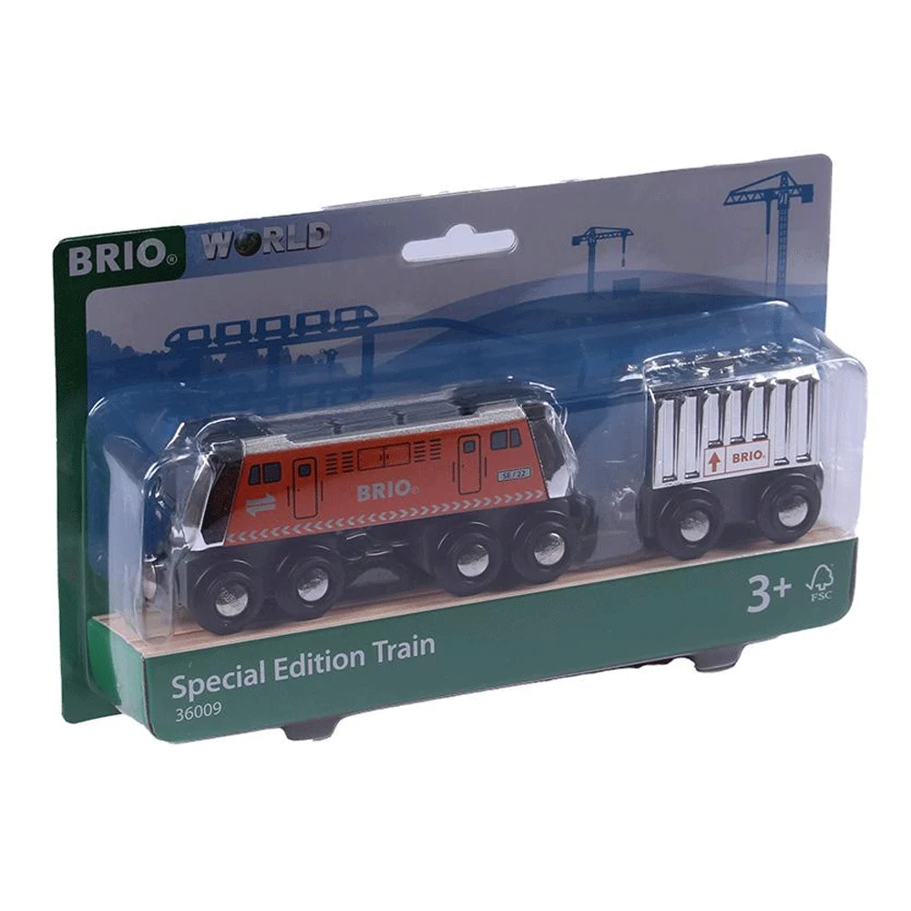 Bild von BRIO Große Frachtlok mit Waggon  Special Edition (36009)
