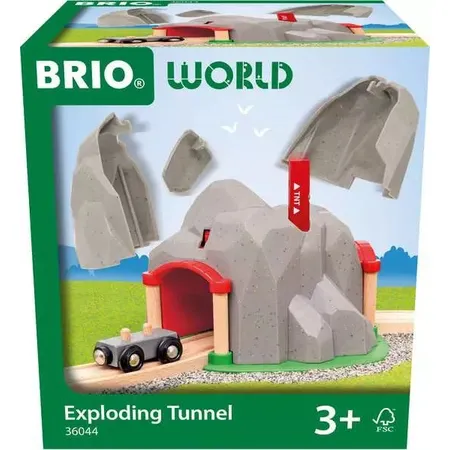 Bild von BRIO® Spielzeugeisenbahn-Tunnel »BRIO® WORLD, Tunnel mit Sprengfunktion«, (Set, 3 tlg.), FSC®- schützt Wald - weltweit