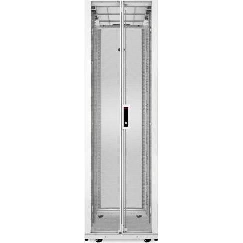 Bild von APC NetShelter SX 42U 750mm Wide x 1200mm Deep Enclosure with Side Panels and Keys White (42 HE, 19 Zoll Rack), Serverschrank, Weiss