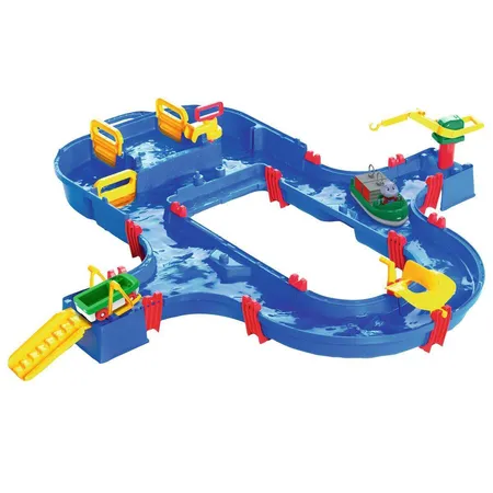 Bild von Aquaplay Wasserbahn SuperSet - Wasserbahn - blau/gelb