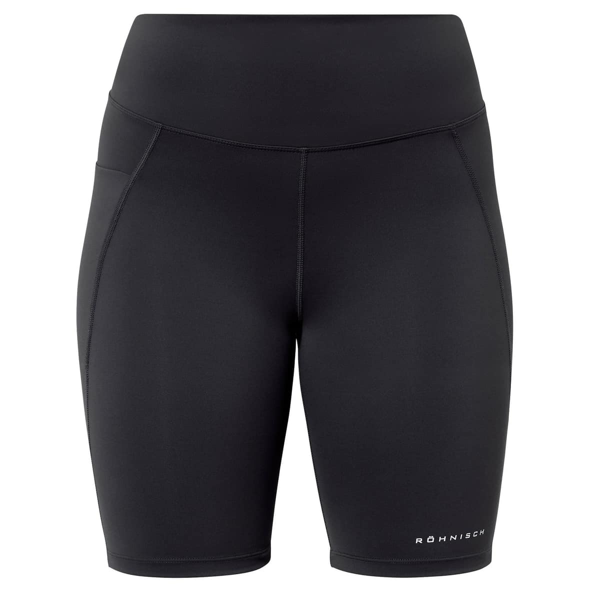 Bild von Röhnisch Flattering High Waist Bike Tights Damen (Schwarz XS ) Fitnessbekleidung