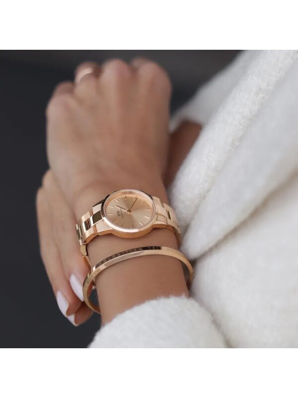 Bild von Daniel Wellington, Armbanduhr, Iconic Link Unitone Rose Gold, Rosa, (Analoguhr, 28 mm)