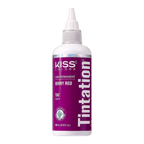 Bild von Kiss Haarmaske Kiss Tintation Semi Perm Color 148ml - Berry Red T342
