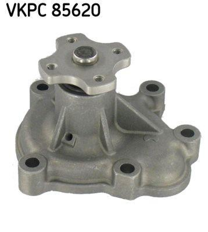 Bild von SKF VKPC 85620 Wasserpumpe Kühlmittelpumpe, Kühlwasserpumpe mit Dichtungen Metall für Keilrippenriementrieb OPEL: Astra G CC