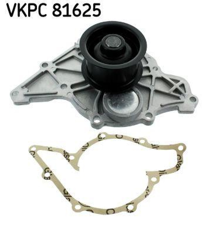 Bild von SKF VKPC 81625 Wasserpumpe Kühlmittelpumpe, Kühlwasserpumpe mit Dichtungen Kunststoff für Zahnriementrieb AUDI: A4 B5 Saloon, A4 B5 Avant