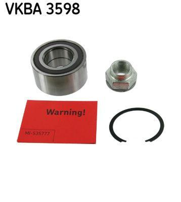 Bild von SKF VKBA 3598 Radlagersatz Radlager, Radlager & Radlagersatz mit integriertem ABS-Sensor 74 FIAT: Tipo Hatchback, BRAVO 2, Tipo Estate