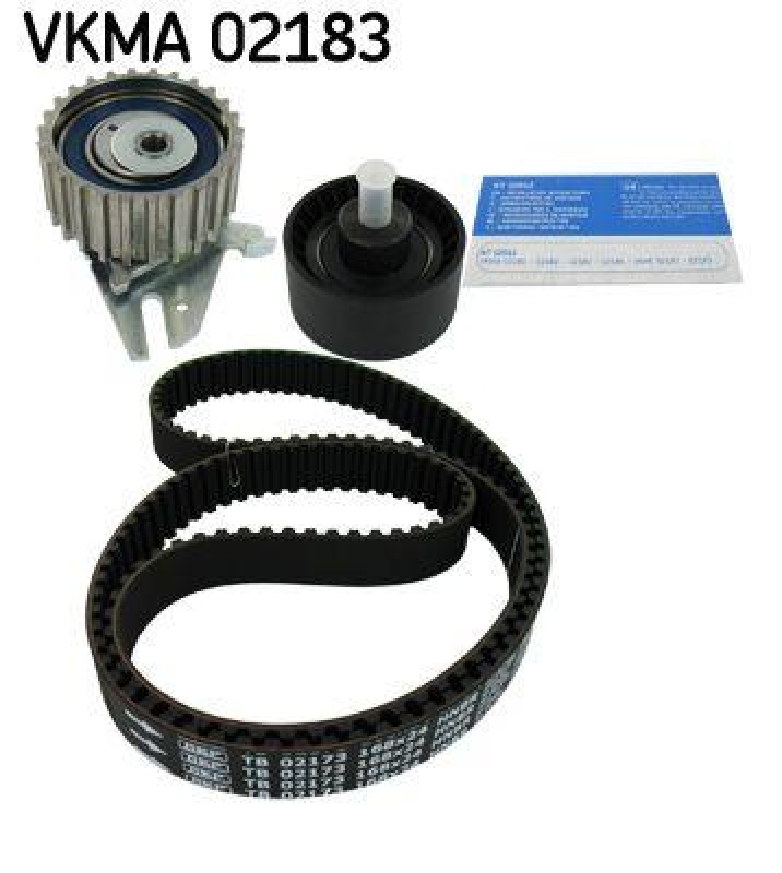 Bild von SKF VKMA 02183 Zahnriemensatz Zahnriemen Kit, Zahnriemenkit 168 mit abgerundetem Zahnprofil