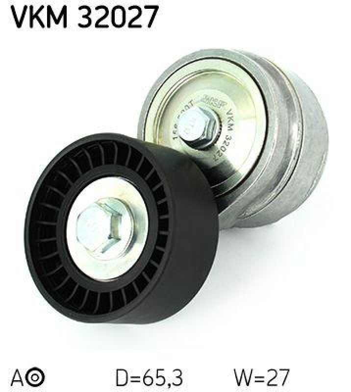 Bild von SKF Spannrolle mit Befestigungsmaterial VKM 32027 Spannrolle, Keilrippenriemen FIAT,ALFA ROMEO,LANCIA,PUNTO (188),BRAVO II (198),Doblo Cargo (223_)