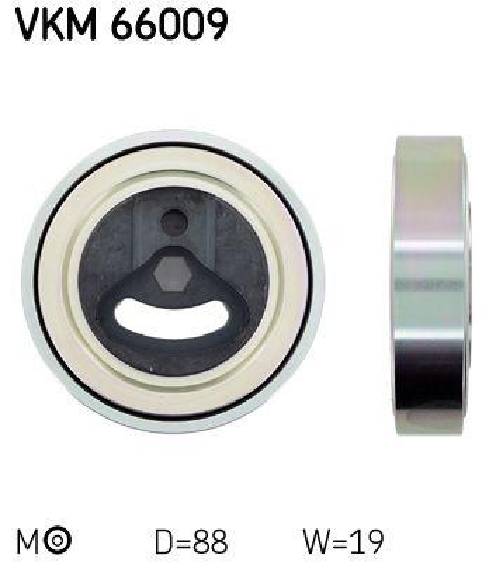 Bild von SKF Riemenspanner, Keilrippenriemen Ø88mm 88mm für SUZUKI 49160-64J02 49160-81A00 VKM 66009