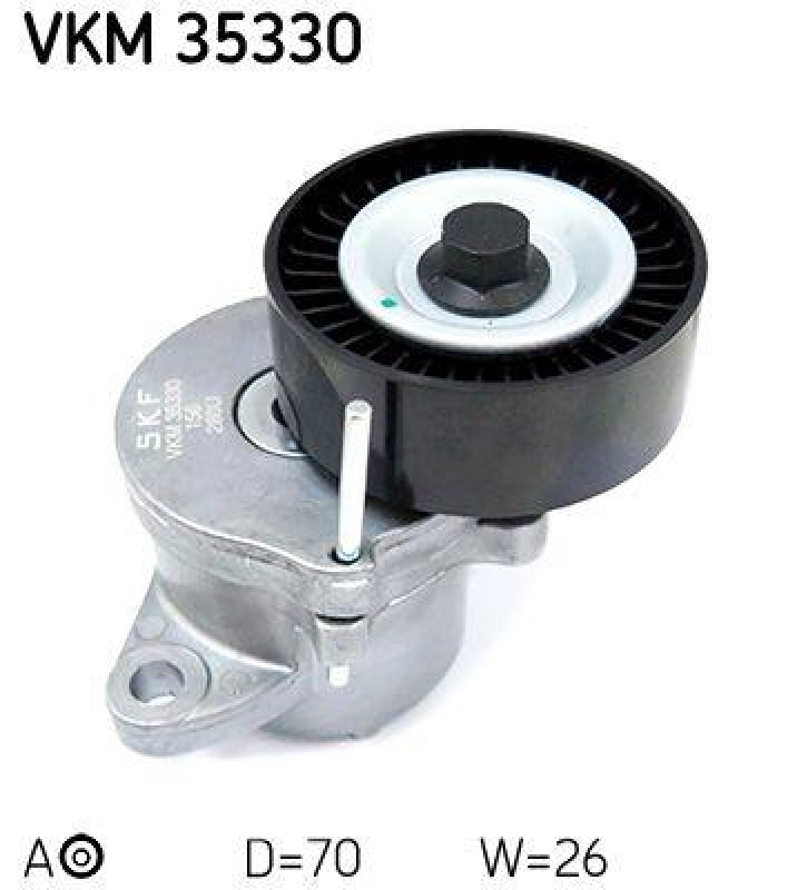 Bild von SKF VKM 35330 Spannrolle Spannrolle, Keilrippenriemen OPEL: Zafira C Tourer, Astra J Sports Tourer