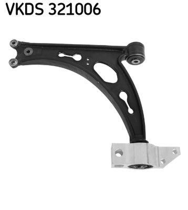 Bild von SKF VKDS 321006 Querlenker Lenker, Radaufhängung, Dreieckslenker, Achslenker ohne Trag-/Führungsgelenk Querlenker Gusseisen VOLKSWAGEN: GOLF 6, Golf 5