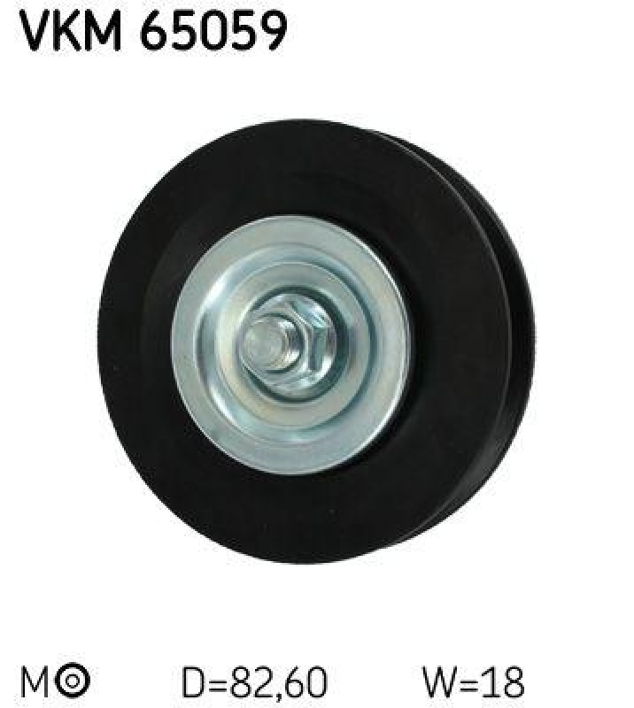 Bild von SKF Spannrolle, Keilriemen Ø82,6mm 82,6mm für MITSUBISHI 7813A136 VKM 65059