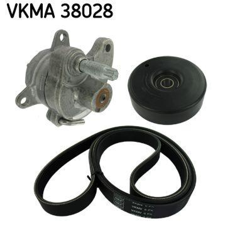 Bild von SKF Keilrippenriemensatz  für VW ALFA ROMEO JEEP FIAT MERCEDES-BENZ FORD LANCIA JAGUAR 00A903315 4891692AB 1119900305 VKMA 38028