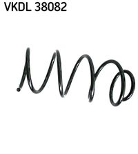 Bild von SKF Fahrwerksfeder vorne rechts links Schraubenfeder mit konstantem Drahtdurchmesser 146mm für BMW 31336769915 VKDL 38082