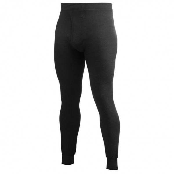 Bild von Woolpower Herren Funktionuntershose Long Johns with Fly 200, Farbe:schwarz, Größe:XL