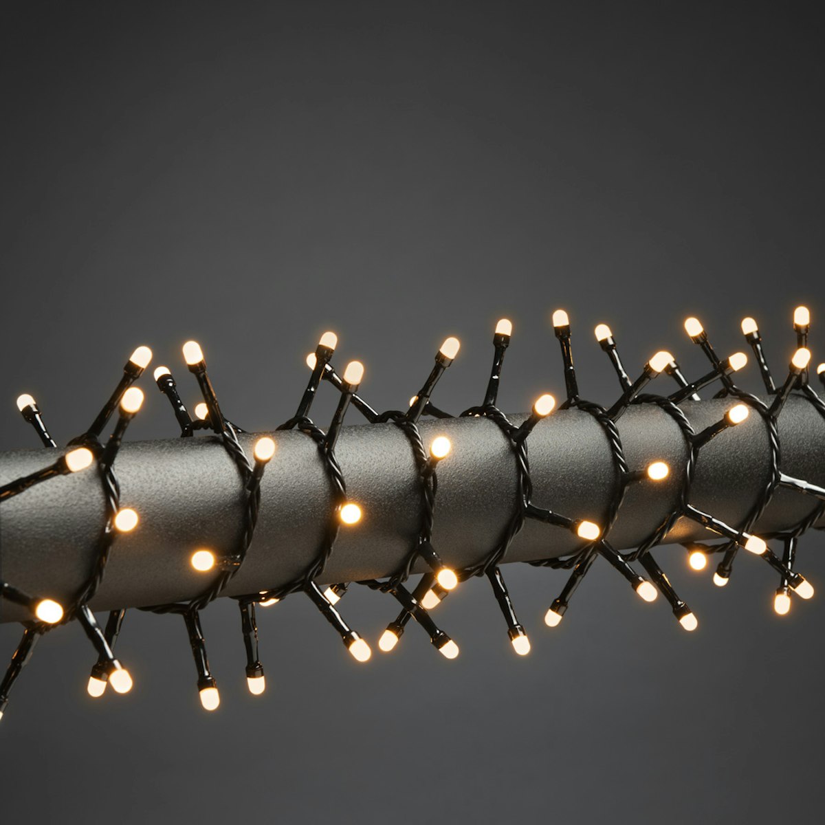 Bild von Konstsmide LED-Lichterkette, schwarz, Kabellänge: 18,18 m - braun