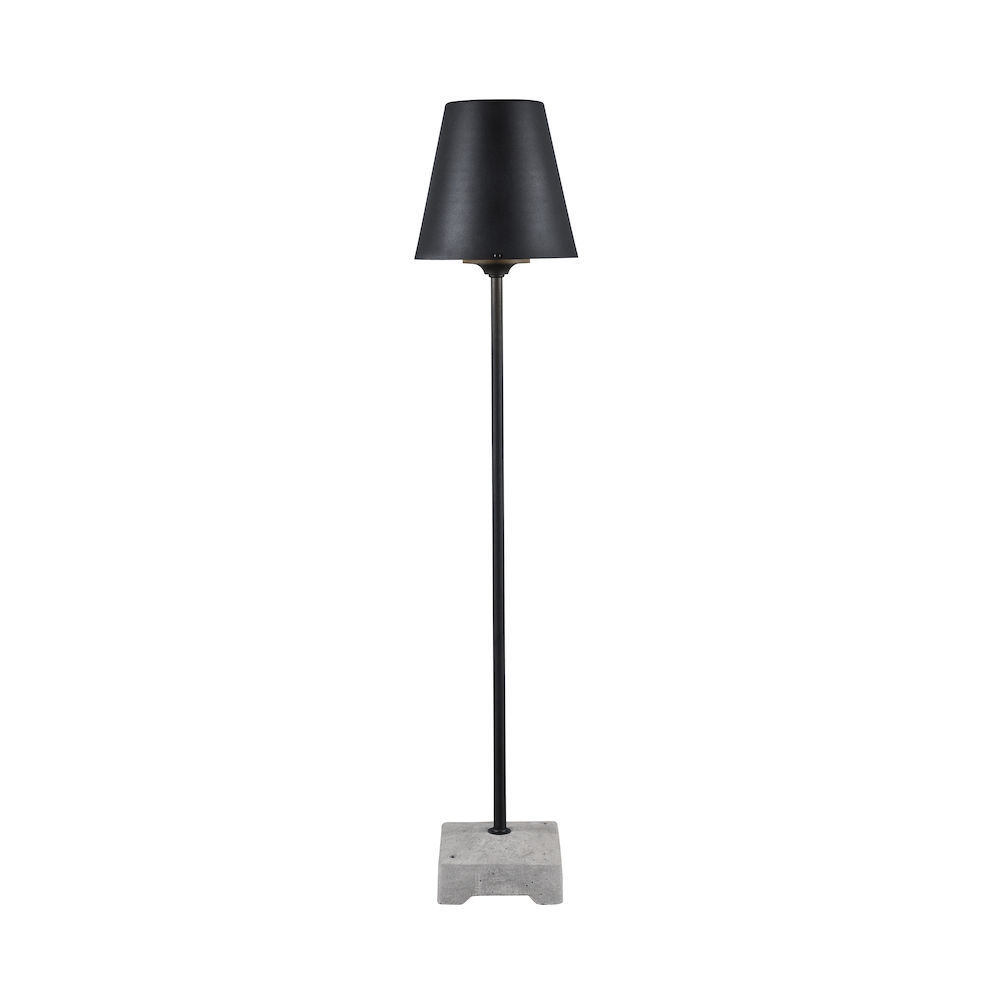 Bild von Konstsmide Lucca 456-750 Lounge Leuchte/Wegeleuchte B: 27,5cm T: 27,5cm H: 140cm / 1x60W / IP44 / lackiertes Metall / schwarz