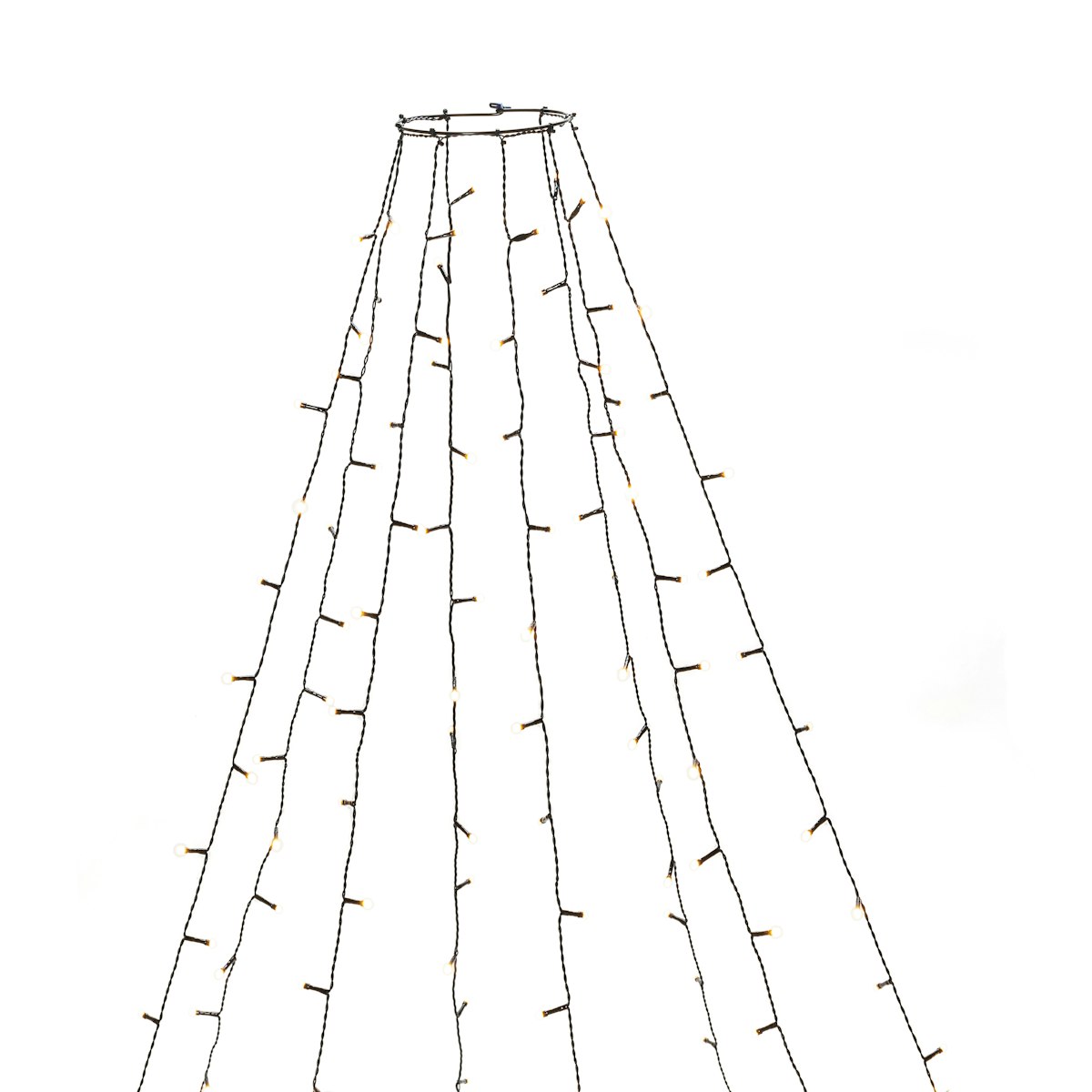 Bild von Konstsmide LED Baummantel bernstein mit Glimmeffekt H560