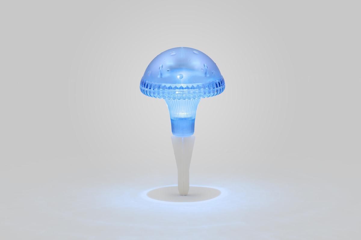 Bild von Konstsmide LED Solarleuchte Pilz, blau, Kunststoff (7663-400)