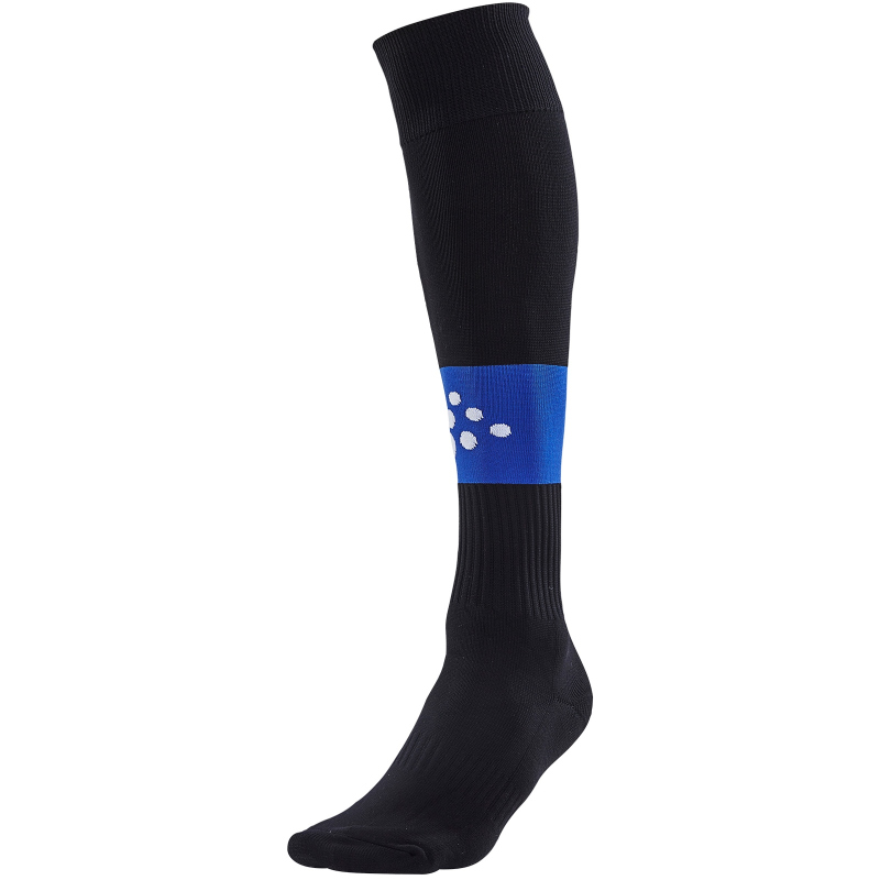Bild von CRAFT Squad Contrast Stutzenstrümpfe 9345 - black/royal blue 37-39